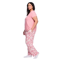 George Women's Plus Two Piece Pajama Set