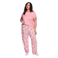 George Women's Plus Two Piece Pajama Set