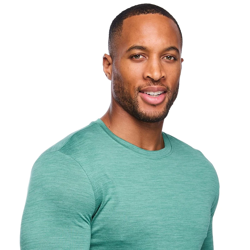 Athletic Works Men's Long-Sleeve Active T-Shirt