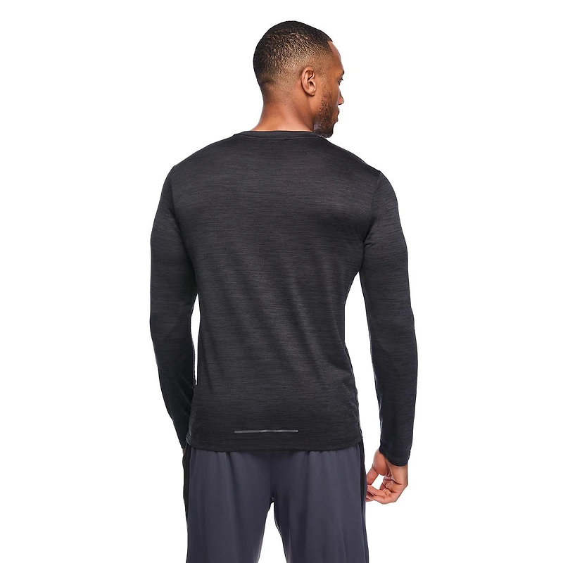 T-shirt de sport à manches longues Athletic Works pour hommes