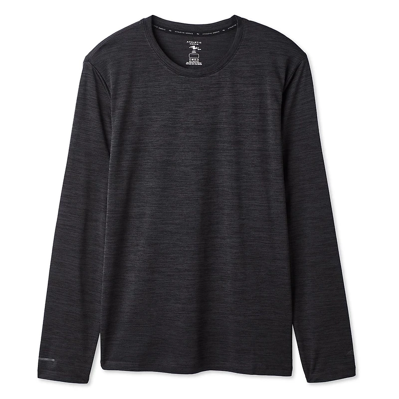 T-shirt de sport à manches longues Athletic Works pour hommes