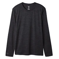 T-shirt de sport à manches longues Athletic Works pour hommes