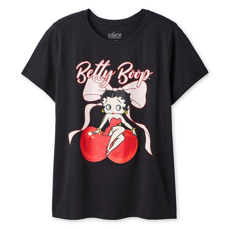 Betty Boop Women's Plus Graphic T-Shirt