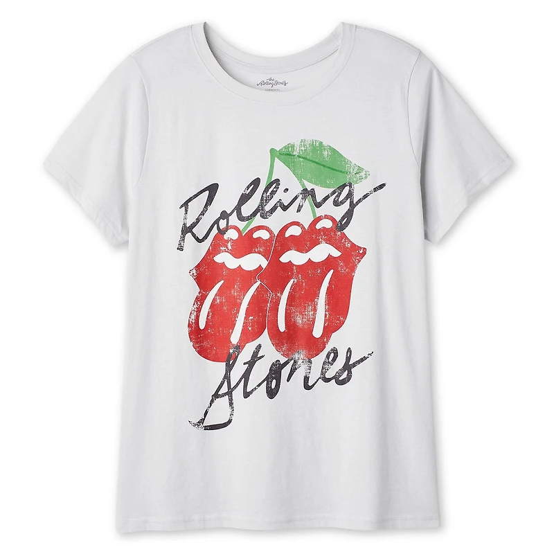T-shirt à imprimé graphique The Rolling Stones Plus pour femmes