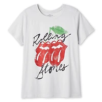 T-shirt à imprimé graphique The Rolling Stones Plus pour femmes