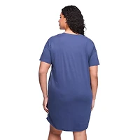Chemise de nuit à encolure ras du cou George Plus pour femmes