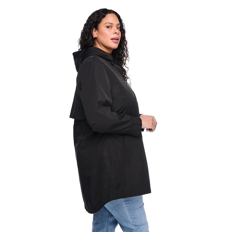 George Women's Plus Hooded Rain Coat