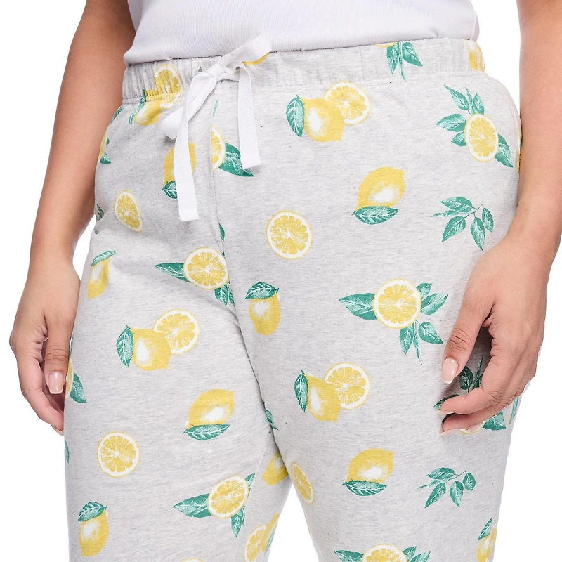 George Women's Plus Printed Sleep Capri