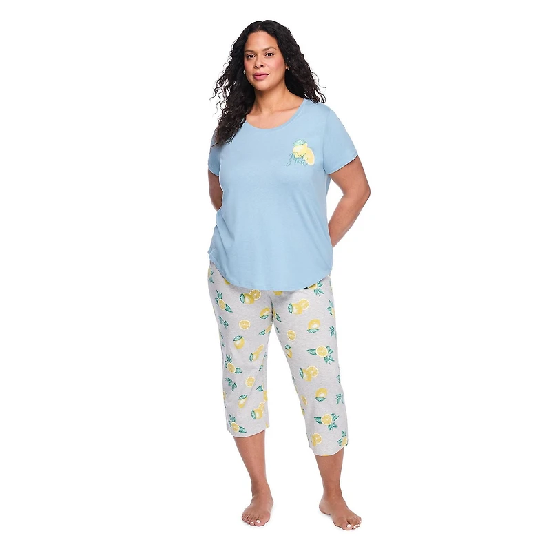 George Women's Plus Printed Sleep Capri
