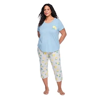 George Women's Plus Printed Sleep Capri