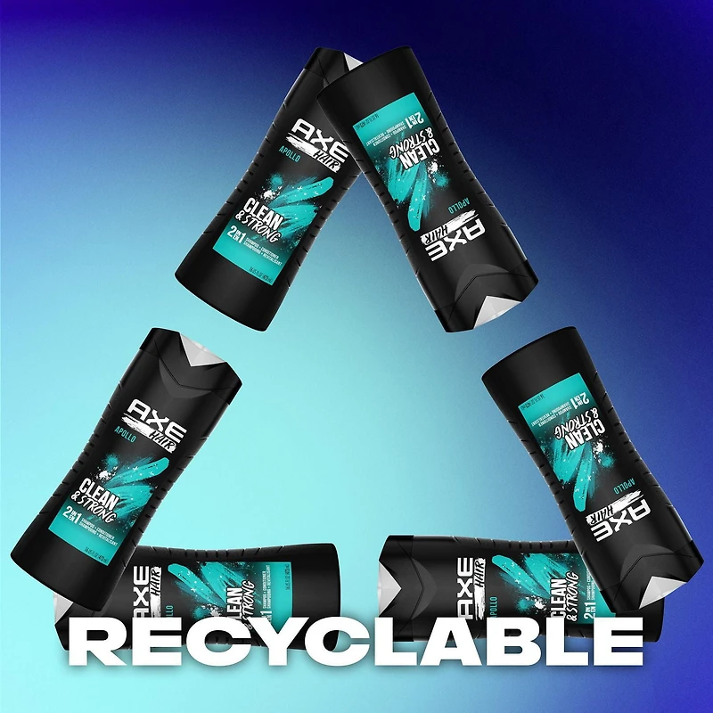 2-en-1 Shampooing+revitalisant AXE Apollo 473ml Shampooing