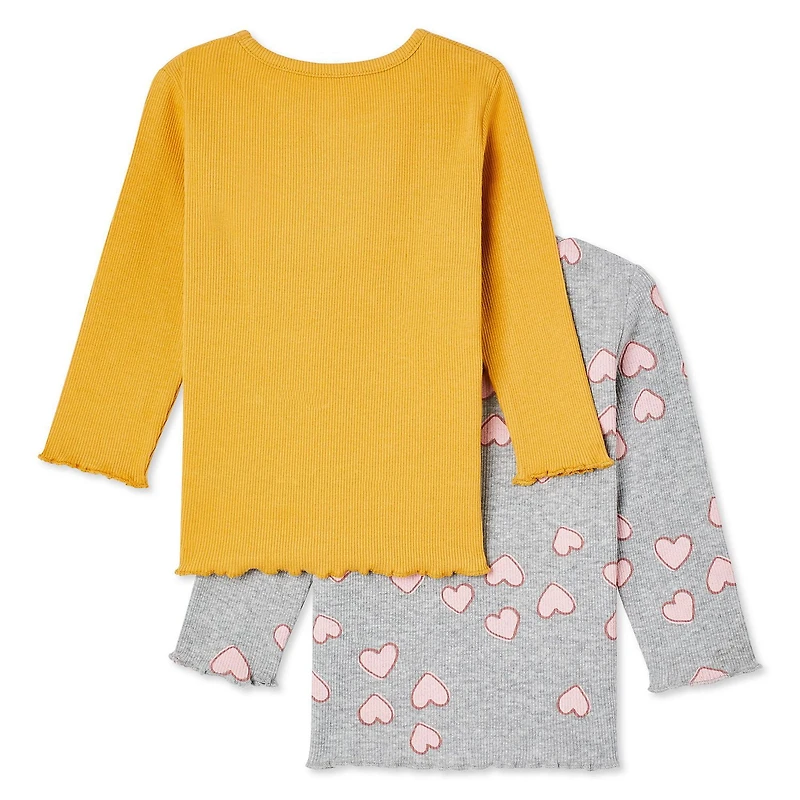 George Baby Girls' Rib Tee 2-Pack