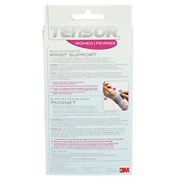 Support mince pour poignet Tensor(MC) pour femmes, poignet gauche, bleu pâle, taille unique