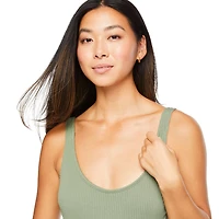 No Boundaries Women's Scoop Neckline Swimsuit