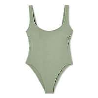 No Boundaries Women's Scoop Neckline Swimsuit