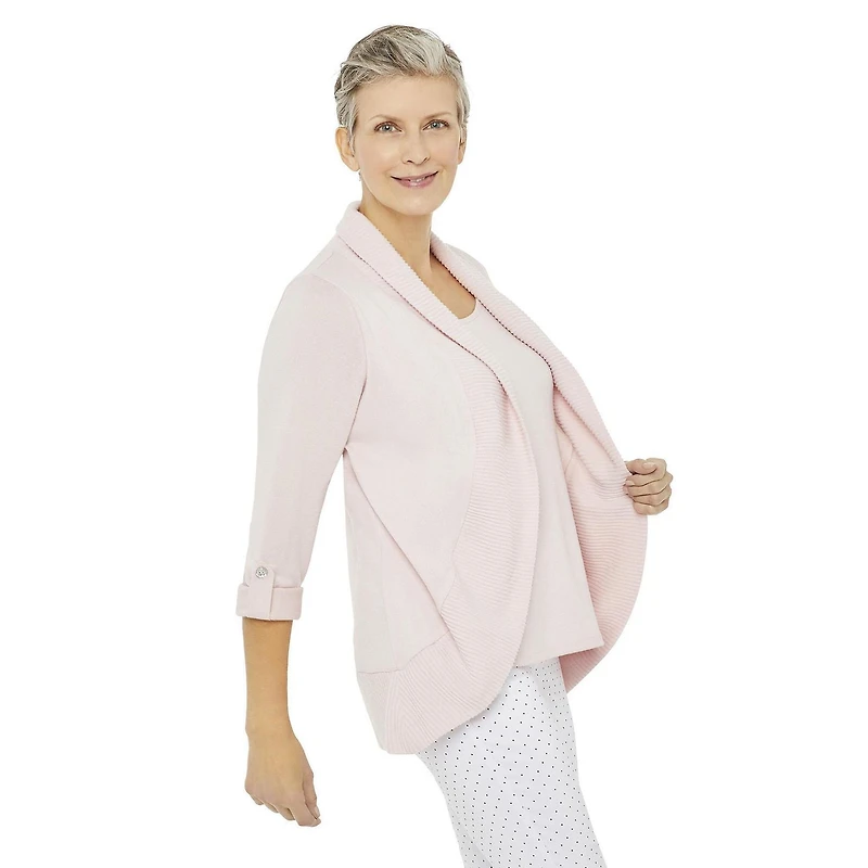 Cardigan long trompe-l'œil Penmans pour femmes