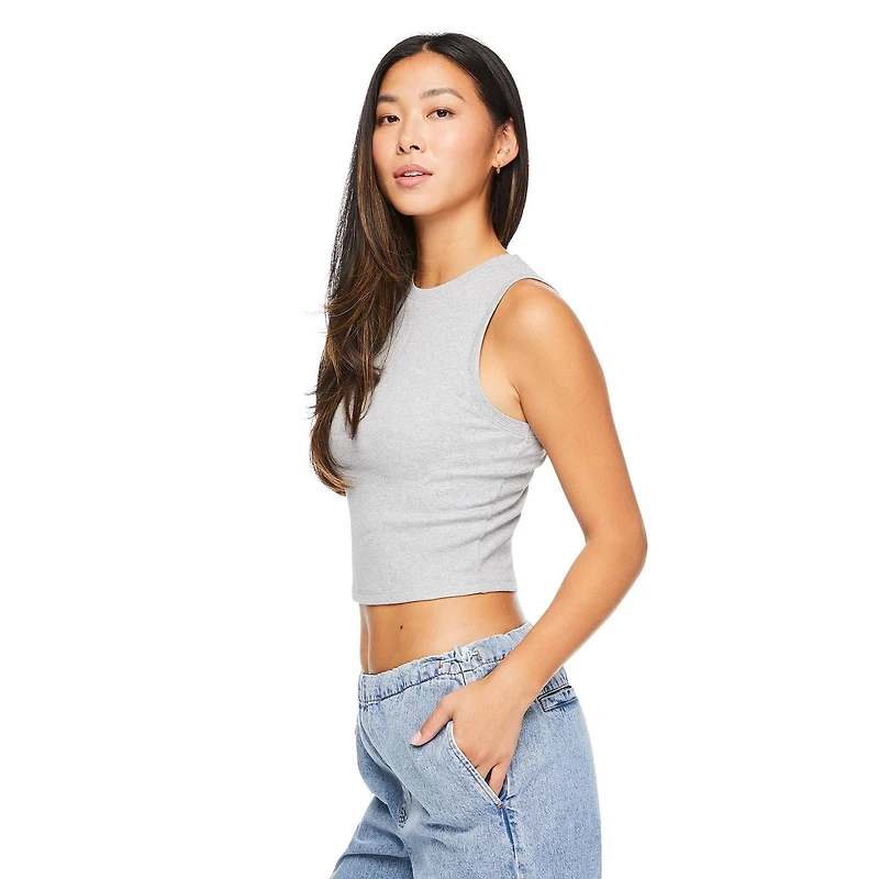 Débardeur côtelé No Boundaries pour femmes