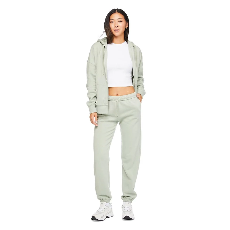 Haut à capuchon surdimensionné zippé sur la longueur No Boundaries pour femmes Tailles TP–TTG