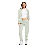 Haut à capuchon surdimensionné zippé sur la longueur No Boundaries pour femmes Tailles TP–TTG