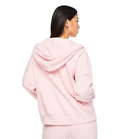 No Boundaries Women's Oversized Zip-Up Hoodie