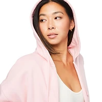 No Boundaries Women's Oversized Zip-Up Hoodie