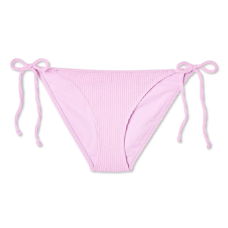 Bas de bikini avec nouettes No Boundaries pour femmes