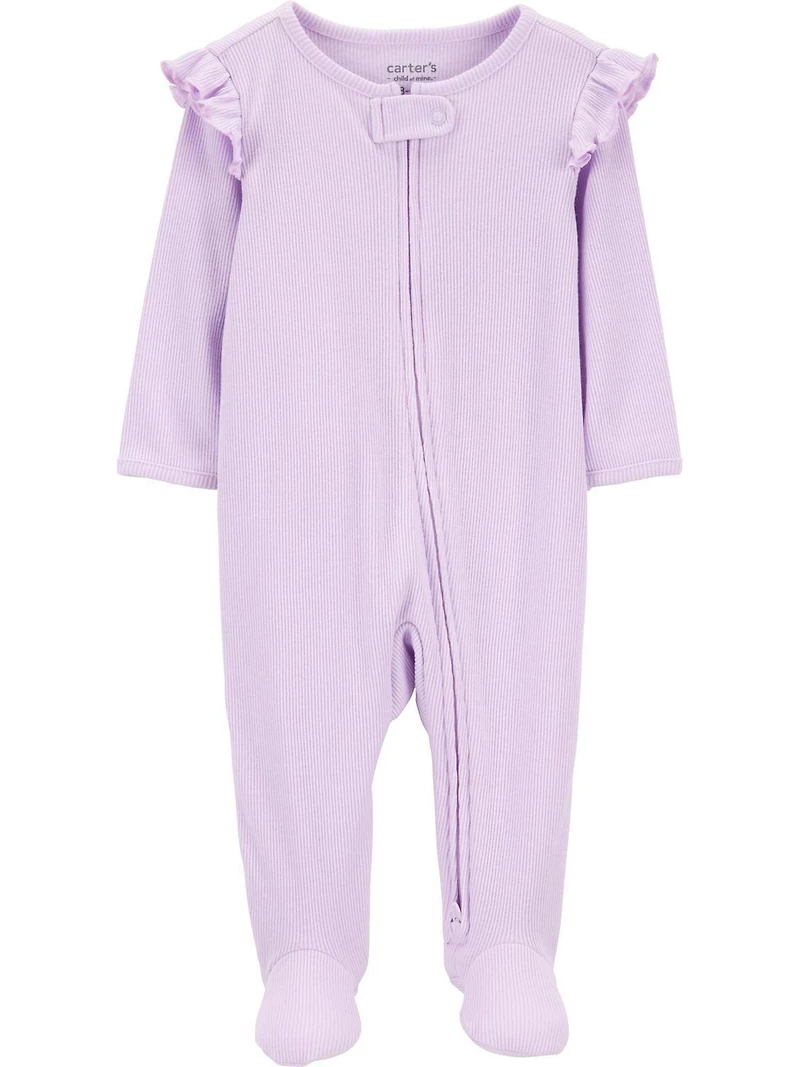 Carter's Child of Mine Sleep n Play Violet à volants pour bébé fille