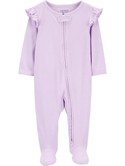 Carter's Child of Mine Sleep n Play Violet à volants pour bébé fille
