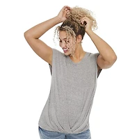 Paisley Sky Maternity Printed Twist Hem Tee