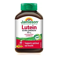 Jamieson Gélules de Lutéine 40 mg Avec Zéaxanthine et Myrtille 60 Gélules