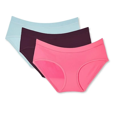 Lot de 3 culottes à taille basse en microfibres George pour femmes