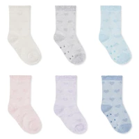 George Baby Girls' Socks 6-Pack