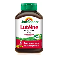 Jamieson Gélules de Lutéine 40 mg Avec Zéaxanthine et Myrtille 60 Gélules