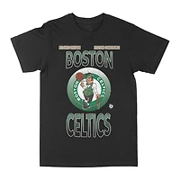 NBA Officially Licensed Boston Celtics Gradient Logo Black T-Shirt