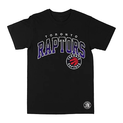 T-shirt noir délavé des Raptors de Toronto sous licence officielle NBA