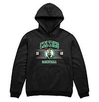 Sweat à capuche noir sous licence officielle NBA Boston Celtics Lines