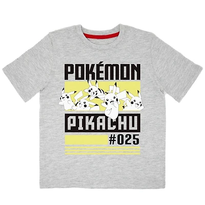 Pokemon Boy's Short Sleeve crew neck T-Shirt
