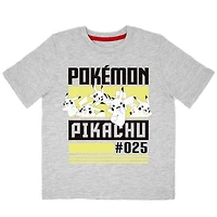 Pokemon Boy's Short Sleeve crew neck T-Shirt