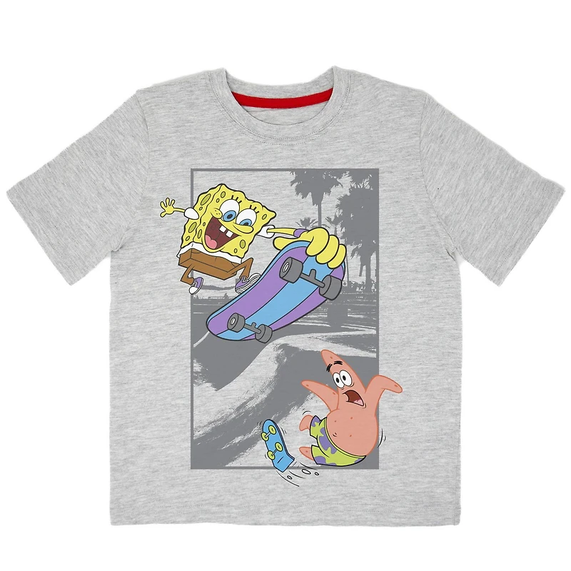 Sponge Bob Boy's Short Sleeve crew neck T-Shirt