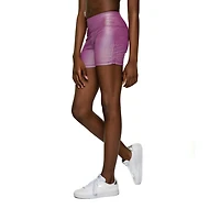 Justice Girls Purple Active Compression Shorts