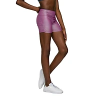 Justice Girls Purple Active Compression Shorts