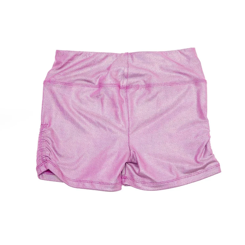 Justice Girls Purple Active Compression Shorts