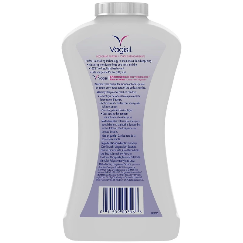 Vagisil® Odour Controlling Deodourant Powder, 227g
