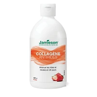Jamieson Collagen Anti-Wrinkle Liquid Strawberry Flavour, 420 mL