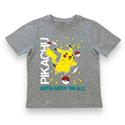 Pokemon T-shirt manches courtes pour garçon.