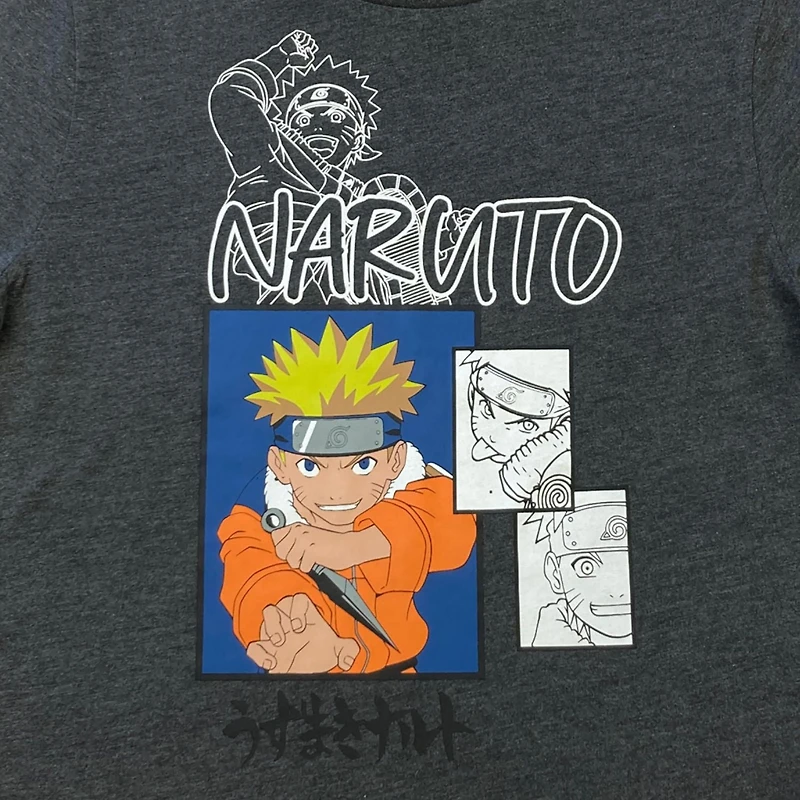 Naruto Boy's short sleeves T-shirt., Sizes XS to XL
