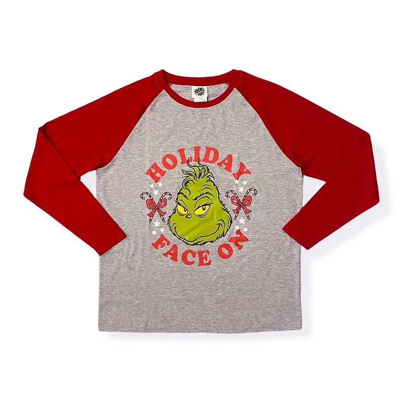 Dr Seuss Ladie's long sleeve raglan T-Shirt