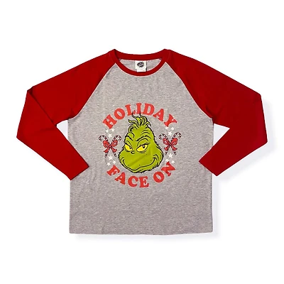 Dr Seuss Ladie's long sleeve raglan T-Shirt
