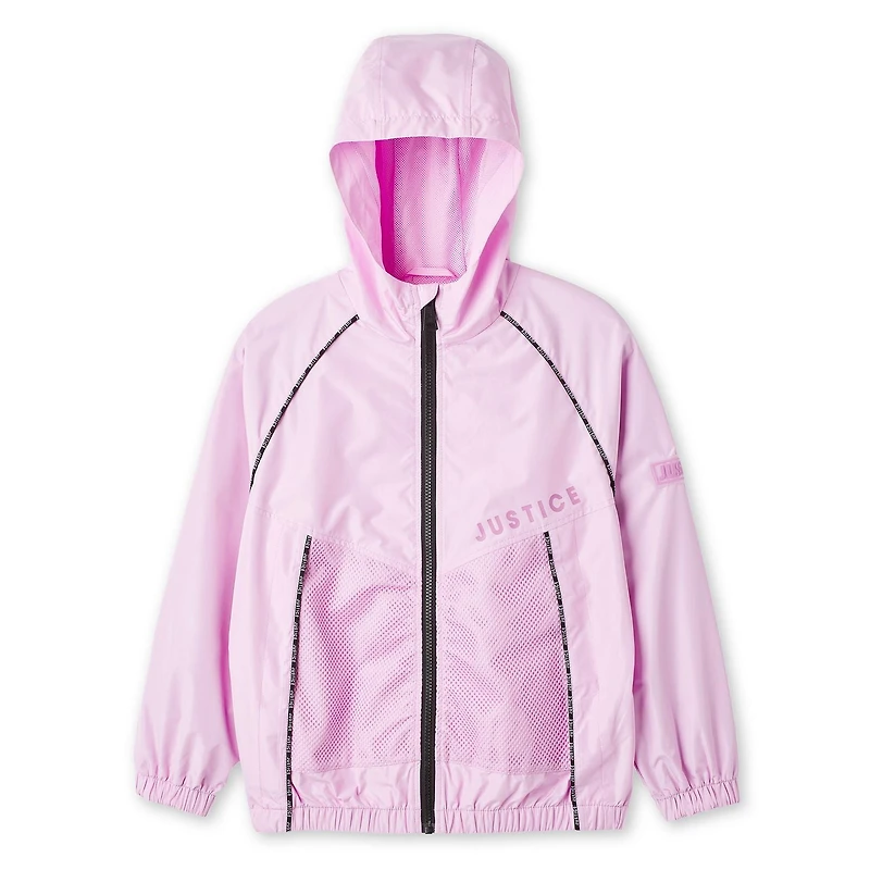 Justice Girls' Short Windbreaker