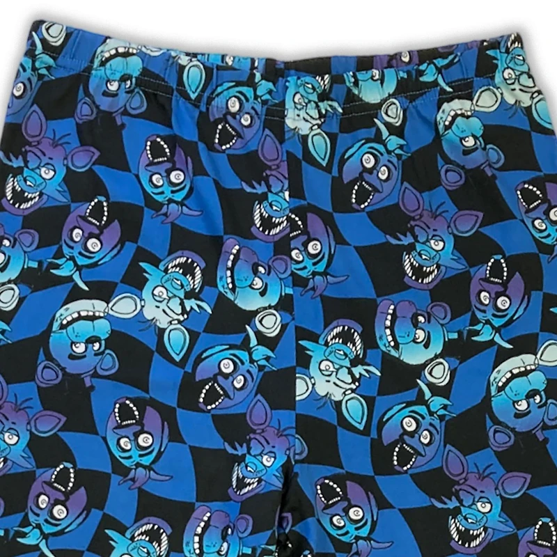 Five Night at Freddy's Boy's pj set. This boy's 2 piece pj set has a long sleeve crew neck along with long pant with elastic waist band and